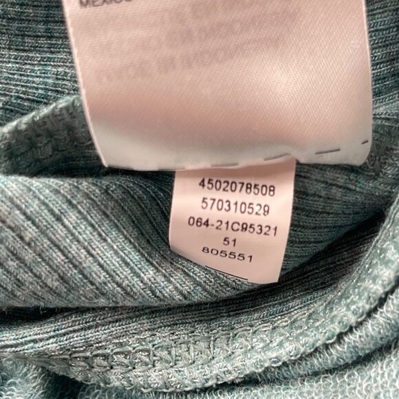 Chico's Zenergy Tunic 2 (12/14) Ribbed Trim Soft Cotton Modal Blend Crew Neck - Picture 7 of 13